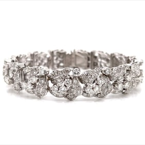 Platinum 14.00 Ct. Diamond Bracelet