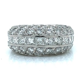 Platinum 3.70 Ct. Diamond Ring