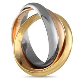 Cartier Trinity 18K Rose, Yellow and White Gold Ring CA14-050825