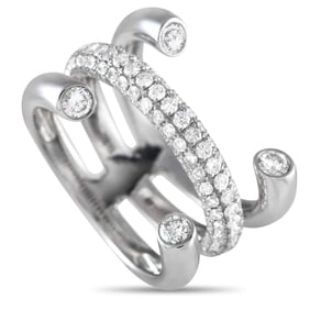 LB Exclusive 18K White Gold 1.40ct Diamond Ring ALR-19706