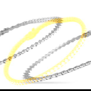 LB Exclusive 14K Yellow Gold 3.05ct Lab-Grown Diamond Tennis Bracelet MF12-041725: LB Exclusive 14K Yellow Gold 3.05ct Lab-Grown Diamond Tennis Bracelet MF12-041725