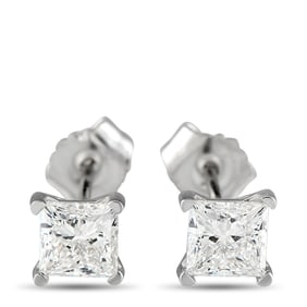 LB Exclusive 14K White Gold 1.0ct Lab-Grown Diamond Earrings MF13-051525
