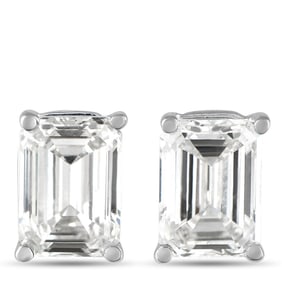 LB Exclusive 14K White Gold 2.05ct Lab-Grown Diamond Earrings MF22-051525
