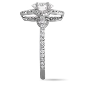 Louis Vuitton Monogram Fusion Platinum and Diamond Engagement Ring LV01-080919
