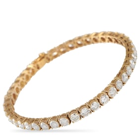 LB Exclusive 18K Yellow Gold 7.83ct Diamond Tennis Bracelet MF01-061725