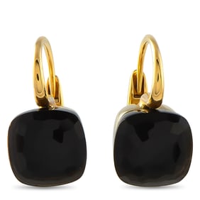 Pomellato Nudo 18K Yellow Gold Smoky Quartz Earrings PO35-041525