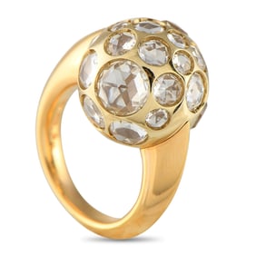 Pomellato Harem 18K Yellow Gold Rock Crystal Ring PO31-061125
