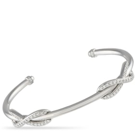 Tiffany & Co. Platinum Diamond Infinity Bracelet TI12-050625