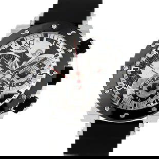 Jacob & Co Epic II Chronograph Steel and Ceramic Watch E1C: Jacob & Co Epic II Chronograph Steel and Ceramic Watch E1C