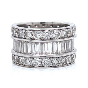 MIRO 18K White Gold 7.20 Ct. Diamond Ring