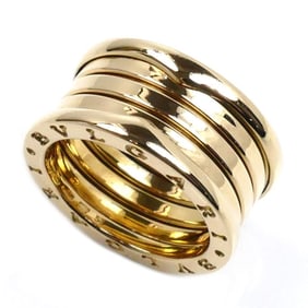 BVLGARI 18KYG Yellow Gold B-ZERO1 B-Zero One 4 Band Ring Size 12 53 11.5g Women's