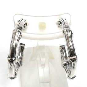 TIFFANY&Co. Tiffany Silver 925 Bamboo Earrings, 11.6g, Women's