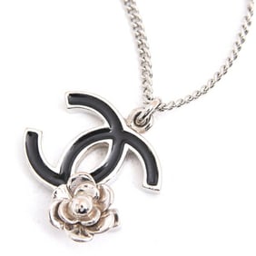 Chanel Necklace for Women, Coco Mark Camellia Necklace, Metal, CHANEL, Brass