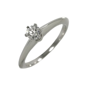 Tiffany & Co. Solitaire Ring Diamond 0.23ct Pt Platinum