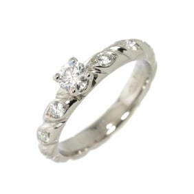 CHAUMET Torsade Diamond 0.27ct F VVS1 EX #52 Ring Pt Platinum
