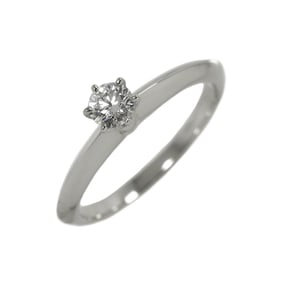 Tiffany & Co. Solitaire Ring Diamond 0.21ct Pt Platinum