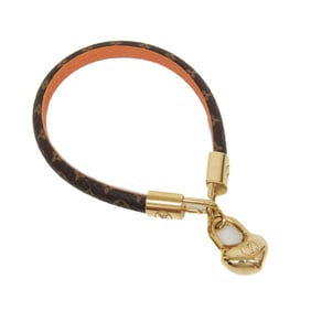 Louis Vuitton Bracelet Crazy In Rock M4141E Metal,Monogram Charm Bracelet Gold,Monogram
