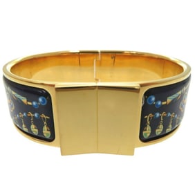 Hermes enamel bangle bracelet metal multicolor 1889HERMES