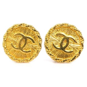 CHANEL metal gold earrings for women h31201a