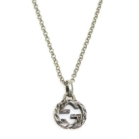 Gucci Interlocking G Necklace, 925 Silver, for Men and Women, H31203G