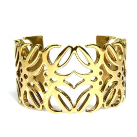 LOEWE Anagram Metal Gold Bangle for Women r10595g