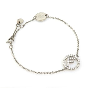 FENDI bracelet F is metal silver ladies r10599g