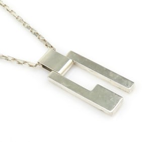 GUCCI Necklace Silver 925 Men's Women's e60469a