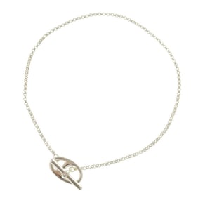 Hermes Chaine d'Ancre Punk 40 Silver 925 Necklace 1869HERMES