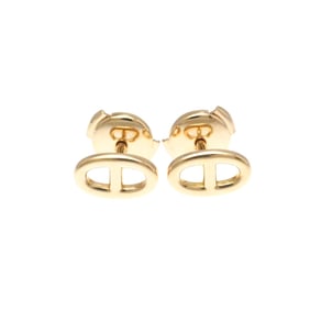 Hermes Chaine D'ancre Farandole Earrings No Stone Pink Gold (18K) Stud Earrings Pink Gold