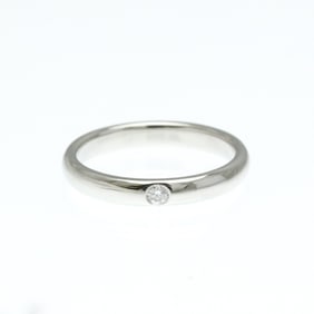 Harry Winston Wedding Band Ring With 1 Diamond Platinum Fashion Diamond Band Ring Silver