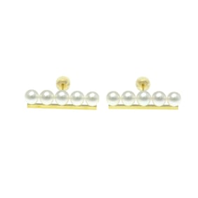 Tasaki Balance Plus Earrings Pearl Yellow Gold (18K) Stud Earrings Gold