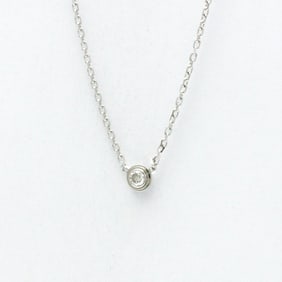 Cartier D'amour Diamond Necklace XS White Gold (18K) Diamond Women,Men Fashion Pendant Necklace (Sil