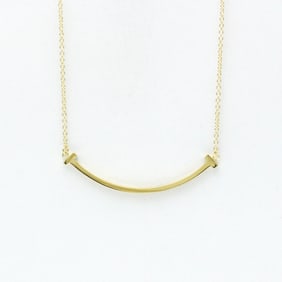 Tiffany Tiffany T Smile Necklace Small Yellow Gold (18K) No Stone Women,Men Fashion Pendant Necklace