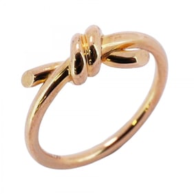Tiffany Ring Knot 18KPG Pink Gold Size 5.5 Ladies