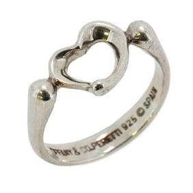 Tiffany ring heart silver 925 size 7 ladies