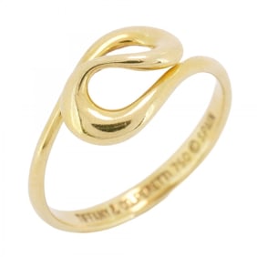 Tiffany Wave Ring 18KYG Yellow Gold Size 11.5 Ladies