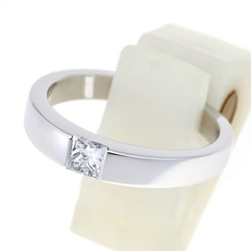 Cartier Tank Ring Diamond 0.25ct 18KWG/Au750 White Gold #13 L-158227