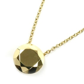 TIFFANY&Co. Tiffany 18KYG Yellow Gold Round Brilliant Faceted Necklace 2.5g 39cm Women's