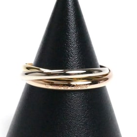 CARTIER 18KYG/PG/WG Trinity Ring, Size 15, 55, 3.8g, Women's