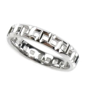 TIFFANY&Co. Tiffany 18KWG White Gold T True Narrow Ring, Size 6.5, 2.8g, Women's