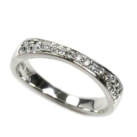 CELINE 18KWG White Gold Diamond Ring, Diamond, Size 13, 4.5g, Women's