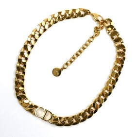 Christian Dior Metal Danseuse Etoile Choker Necklace N0519DSEMT D300 37-44cm Women's