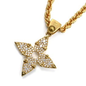 LOUIS VUITTON Louis Vuitton Pendant LV Rope Necklace M01751 45~54cm Women's