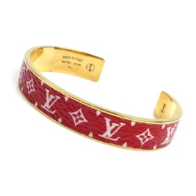 LOUIS VUITTON Louis Vuitton Metal Monogram Jonq Wild Bangle M67785 Women's
