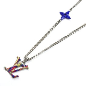 LOUIS VUITTON Louis Vuitton Metal Collier LV Psychedelic Necklace MP3353 20.1g 52/57/62cm Women's