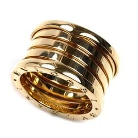 BVLGARI 18KYG Yellow Gold B-ZERO1 5 Band 20th Anniversary Ring Size 15 56 12.9g Women's