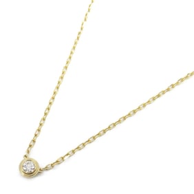 Cartier Amour Necklace, 18K Yellow Gold, Diamond, Clear, Women's