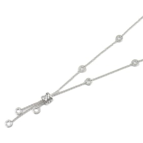 BVLGARI B-zero1 B-zero One Element Necklace 18KWG (White Gold) Women's Silver