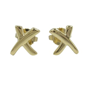 Tiffany & Co. Kiss Earrings, 18K Yellow Gold, Women's, Gold