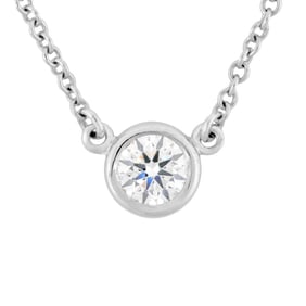 Tiffany & Co. By the Yard Necklace Diamond 0.19ct Pt950 ITIBD7FWXWUQ